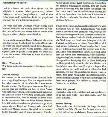 Dipl. Päd. Dieter Wiergowski - Herausgeber der Zeitung "Die Andere Realität"